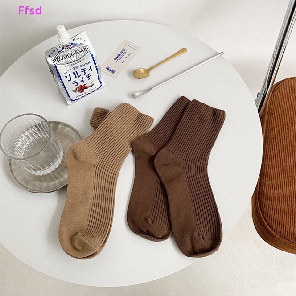 {Ffsd} Vớ cotton Cổ Điển Mùa Thu Và Mùa Đông Cho Nữ * Bán Chạy