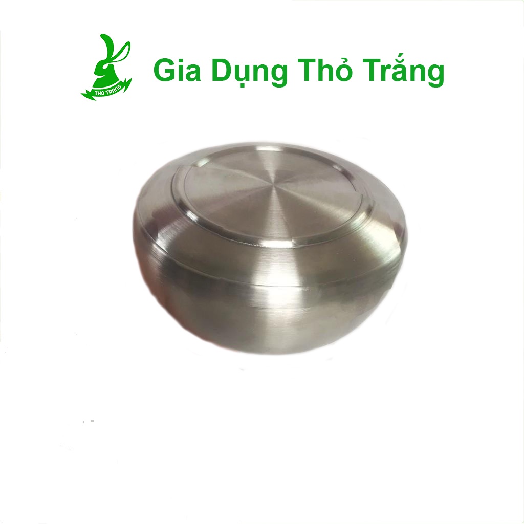 Chén Inox Có Nắp 1 lớp Xuất Hàn Việt Nam 5*10cm Dùng Ăn Các Món Hàn, Ăn Ngũ Cốc