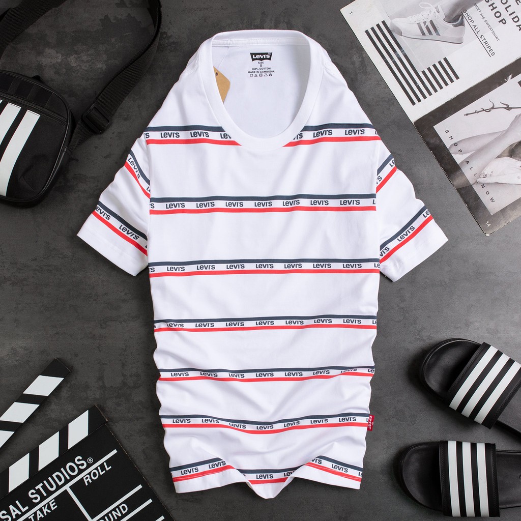 Áo thun nam vải cotton đẹp LV45