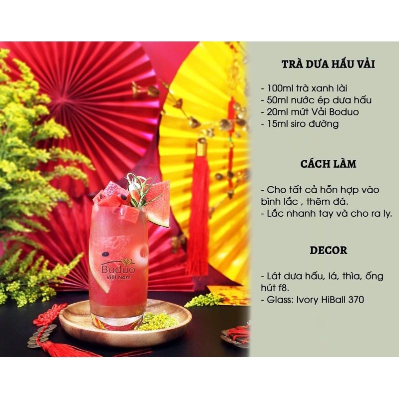 Mứt vải Boduo hộp 1kg