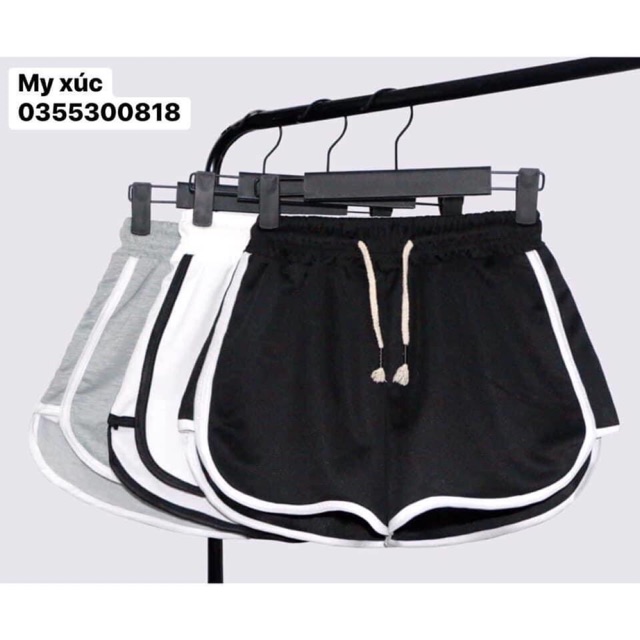 Quần sooc thun nữ