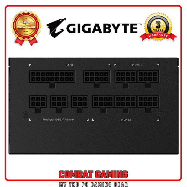 Nguồn GIGABYTE GP P850GM 850W (80 PLus Gold/FULL MODULAR/Màu Đen)