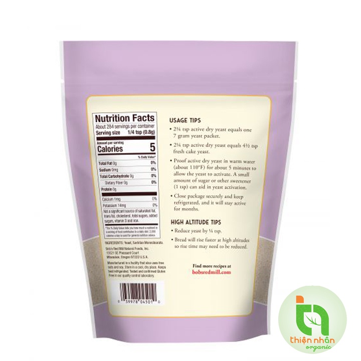 Men nở Bob's Red Mills 227gr Active dried yeast