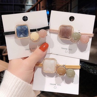 Dây cột tóc đính nơ phong cách hàn quốc