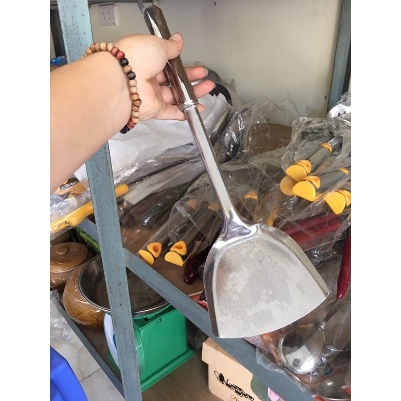 Xẻng xào bé inox 304 dày