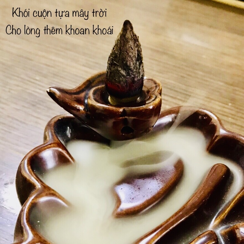 NHANG NỤ TRẦM HƯƠNG HÌNH THÁP TRƠN ĐẠI - MÙI THƠM ĐẬM ĐÀ, THOẢNG XA, THANH LỌC KHÔNG KHÍ, TẨY UẾ- TANU STORE