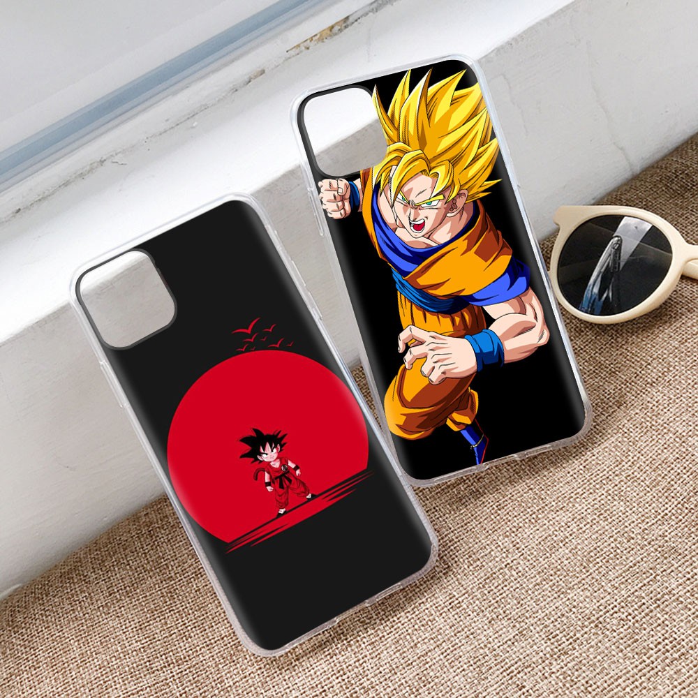 Ốp Điện Thoại Mềm Trong Suốt Hình Dragon Ball Gt100 Cho Iphone 12 Mini 11 Pro X Xs Xr Max