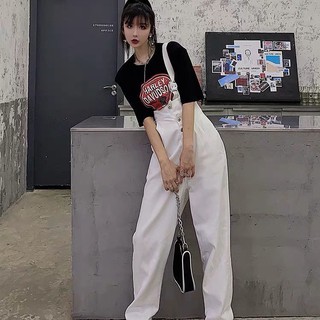 Quần Yếm Denim Cạp Cao Siêu Hách Dáng