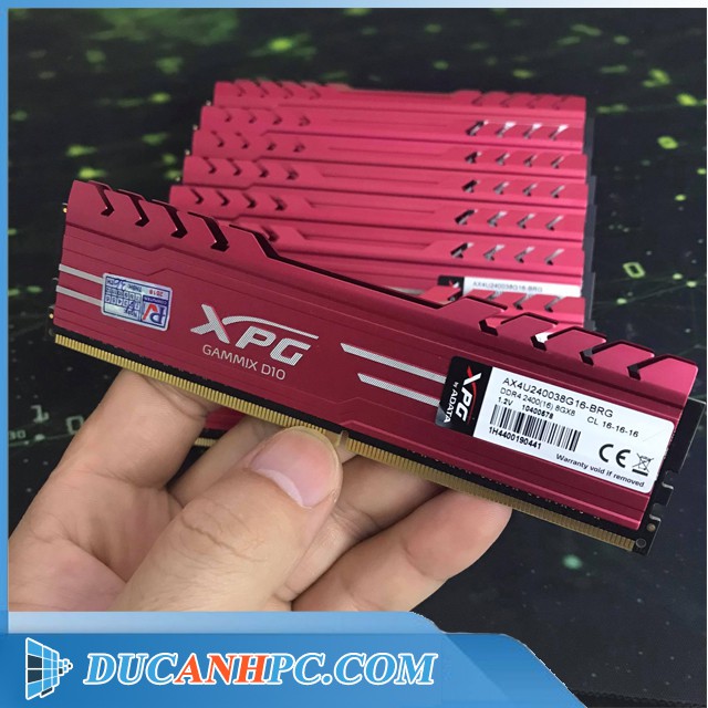 Ram DDR4 8GB ADATA XPG D10 Bus 2400 - Bảo hành 3 tháng