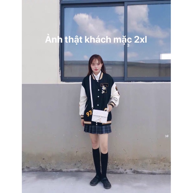ÁO KHOÁC BOMBER THÊU