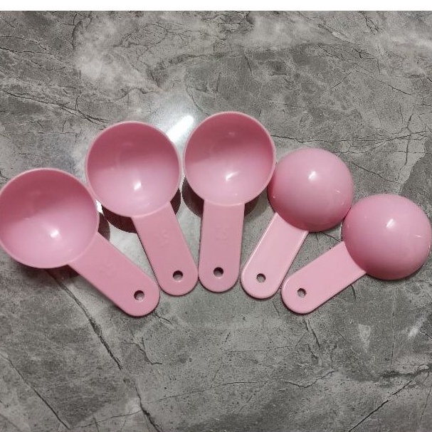 Muỗng Múc Bột 15gr Trộn Mask Mặt Nạ Màu Hồng Chuyên Dùng Trong Spa