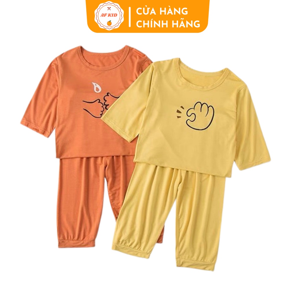 Bộ quần áo trẻ em dài tay Minky Mom Đánh Răng cao cấp cho bé chất thun lạnh mềm mịn thoáng mát size từ 6-20kg
