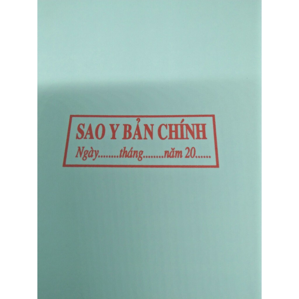 Dấu Sao Y Bản Chính