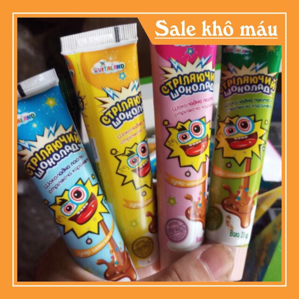 Kẹo tuýp kem đánh răng 4 vị( hộp 20c)