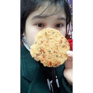 Cơm cháy chiên mắm mỡ hành
