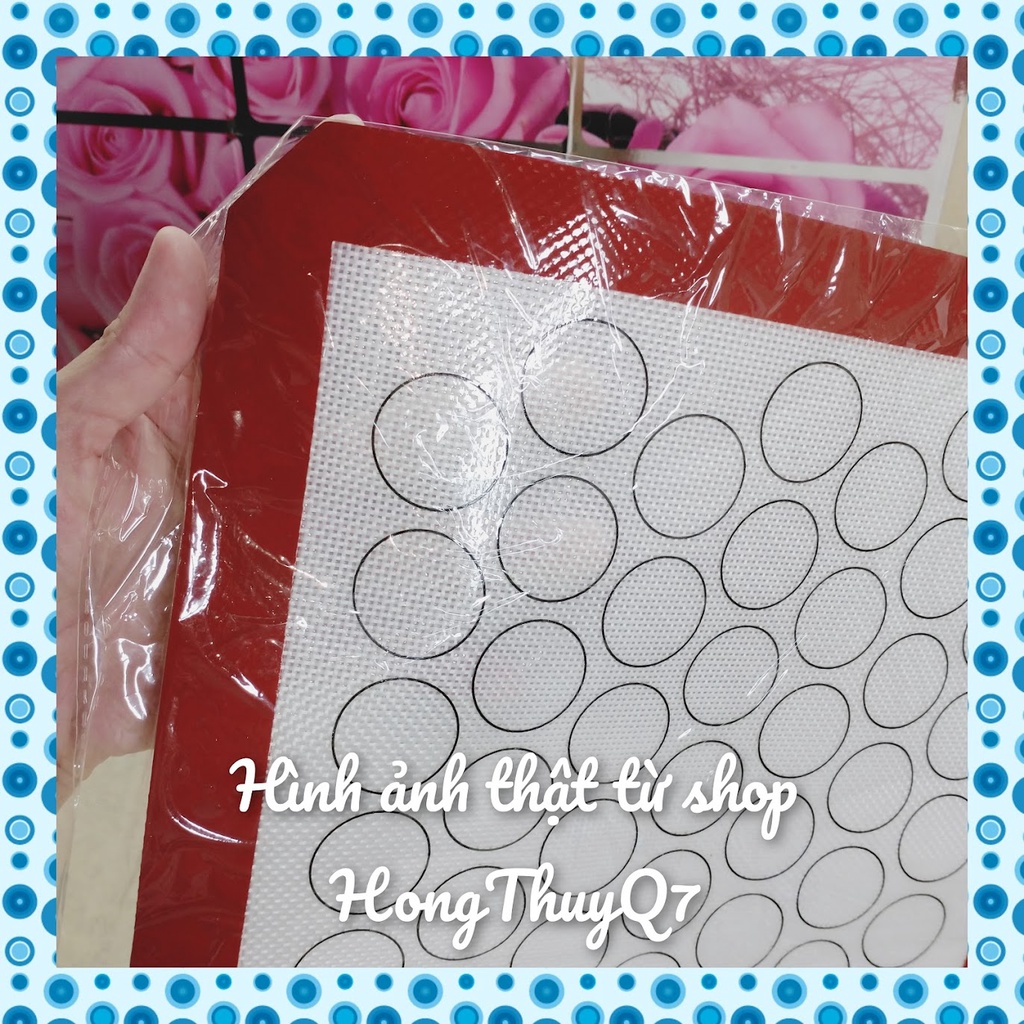 Tấm Lót Nướng Bánh Chịu Nhiệt, Chống Dính Chất Liệu Silicon Cho Lò Nướng /3.5/- HongThuyQ7