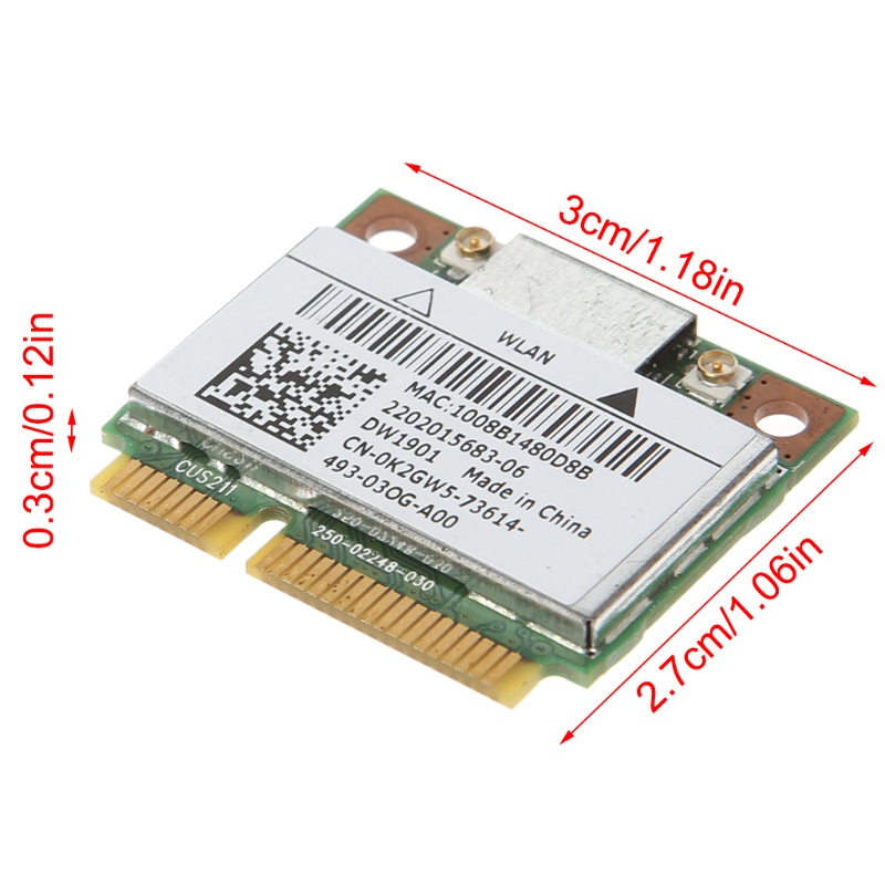 Thẻ Bluetooth 4.0 Băng Tần Kép Không Dây DW1901 AR5B22