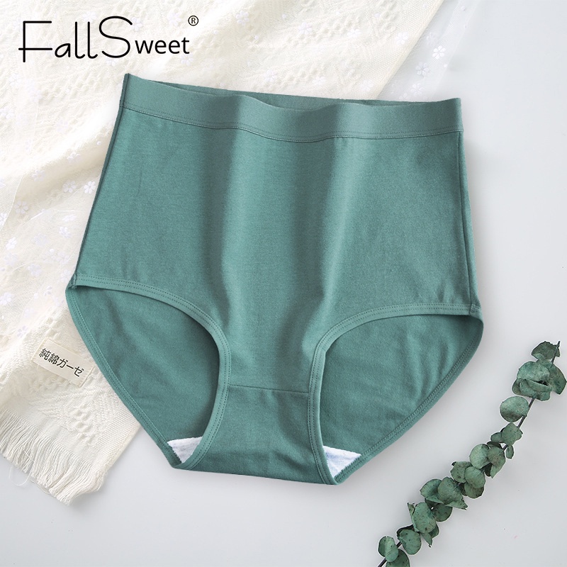 FallSweet Bộ 3 Quần Lót Cotton Màu Sắc Thời Trang Cho Nữ