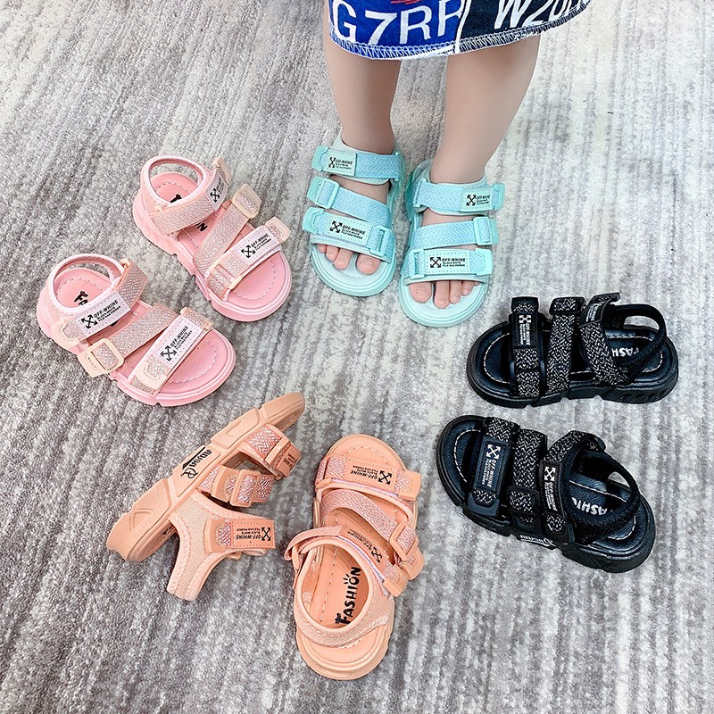 Sandal Trẻ Em Bé Gái Quai Hậu Siêu Nhẹ Cho Bé Từ 4-9 Tuổi Đế Mềm Kháng Khuẩn ( 3106 )