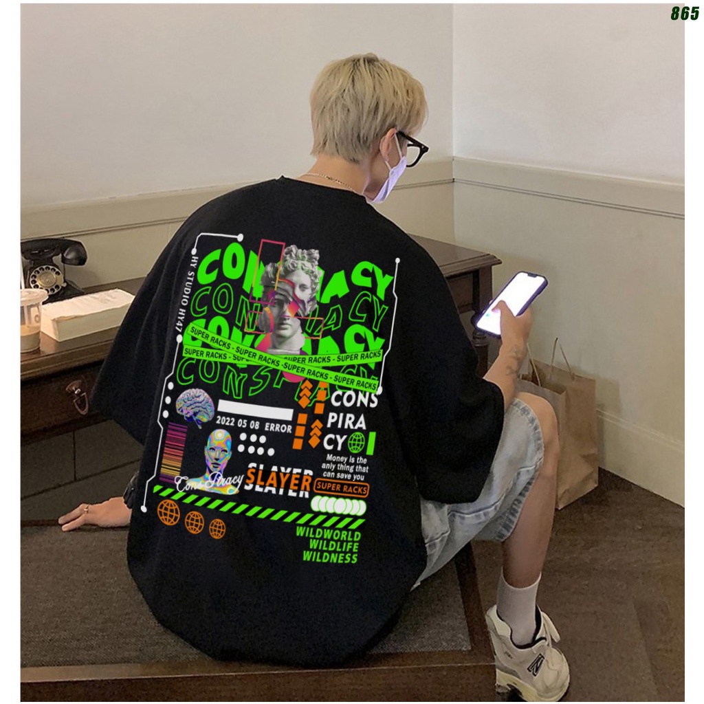 Áo Thun Tay Lỡ Cotton 100 Form Rộng Tượng Super Racks 865.