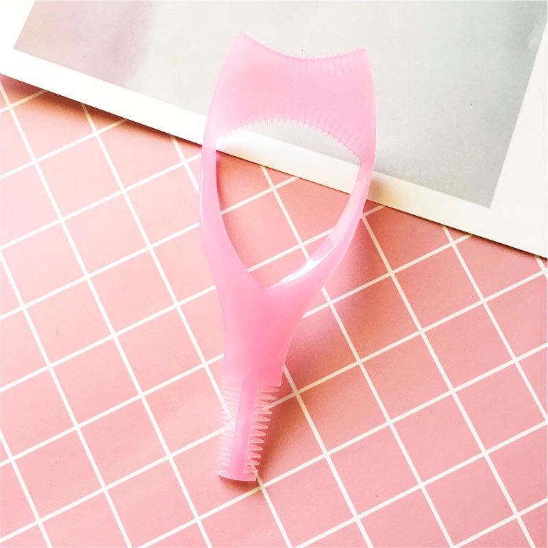 Cụ Hỗ Trợ Uốn Cong Lông Mi 3 Trong 1 Đa Năng Tiện Dụng,Khuôn Kẻ Mắt Màu Sắc Đơn Giản Chống Nứt Có Thể Tái Sử Dụng Tiện Dụng