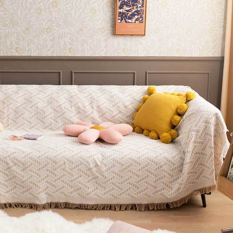 Vỏ Bọc Ghế Sofa Cao Cấp Chống Trượt Phong Cách Bắc Âu