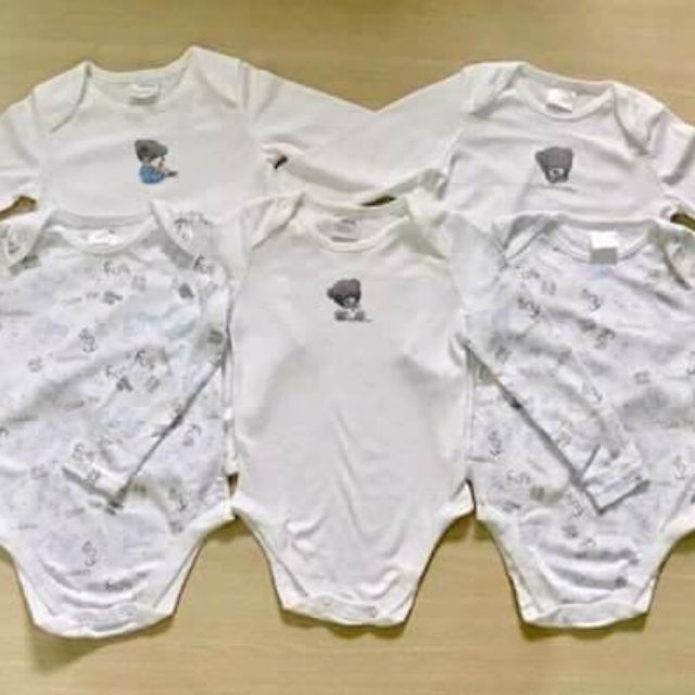 Combo 5 body suit dài tay
