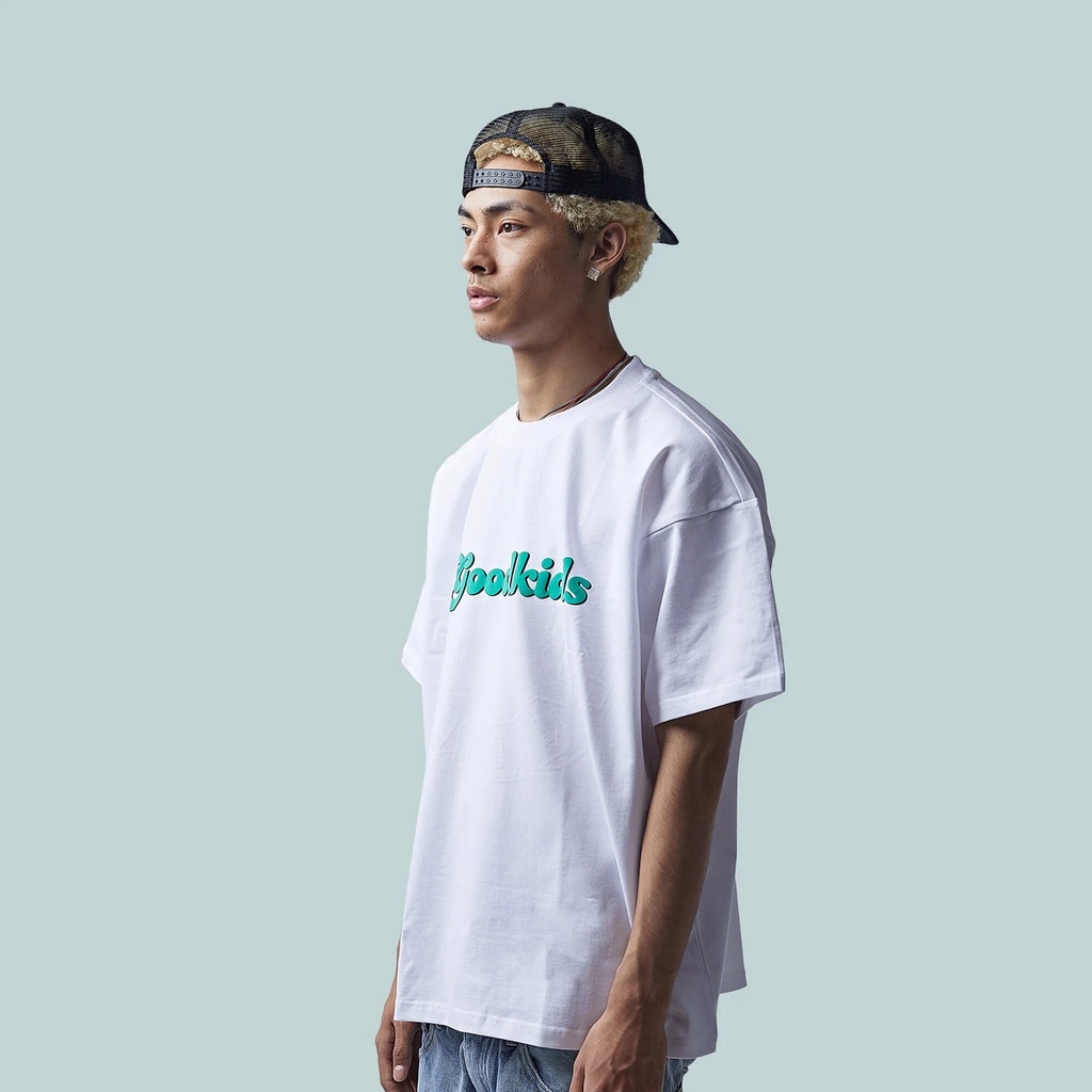 Áo thun AFGK rhinestone logo unisex form rộng TLS oversize chất liệu cotton thời trang nam nữ