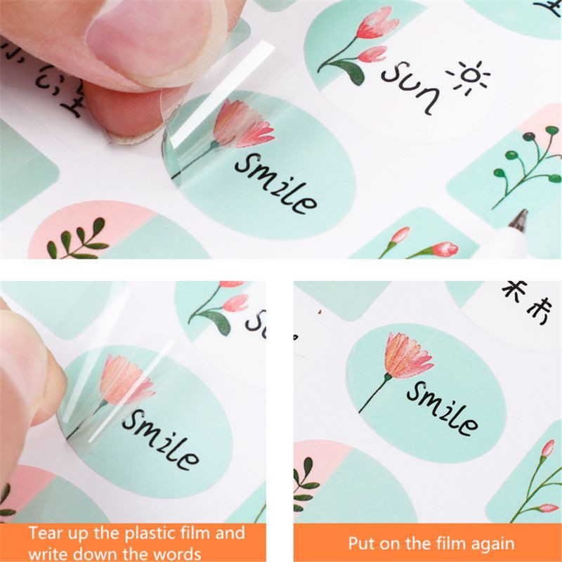 Sticker Dán Bảng Tên Chống Thấm Nước Tiện Dụng Cho Gia Đình