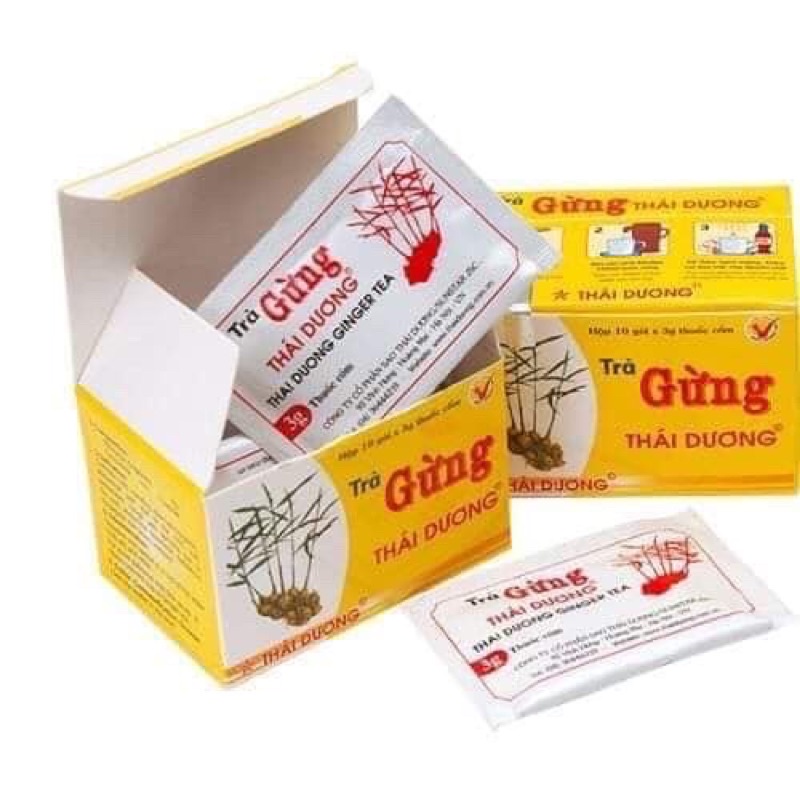 Trà Gừng Thái Dương hộp 10 gói