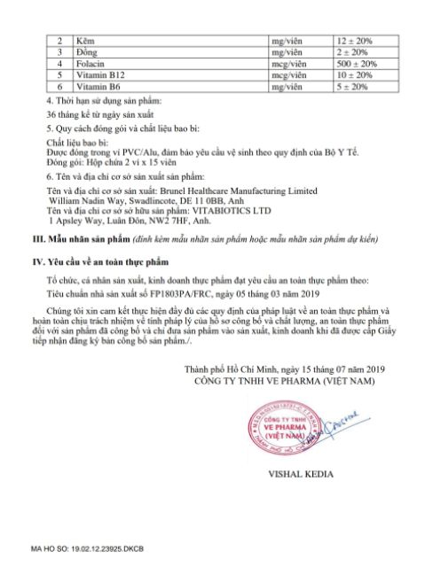 Viên uống bổ máu Vitabiotics Feroglobin B12 30 viên - 0305436 | BigBuy360 - bigbuy360.vn