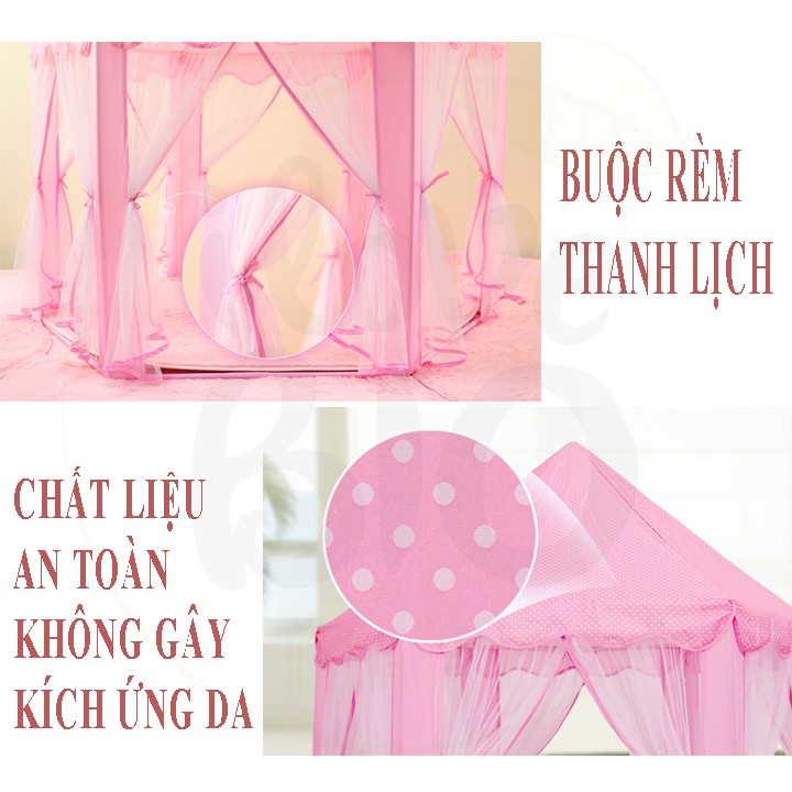 Lều Công Chúa – Lâu Đài Công Chúa – Màn Ngủ Phong Cách Hàn Quốc Cho Bé