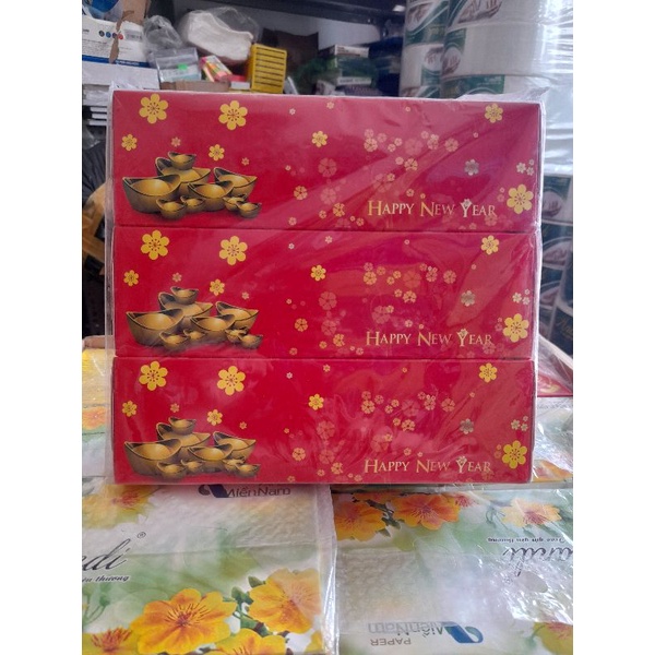 Khăn giấy hộp Anandi 150 tờ khuyến mãi mừng xuân