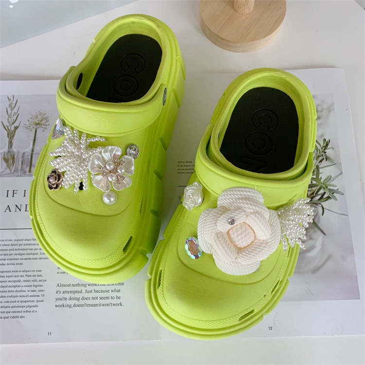 sticker dép crocsPhụ Kiện Khóa Trang Trí Giày Dép Hình Hoa Lớn