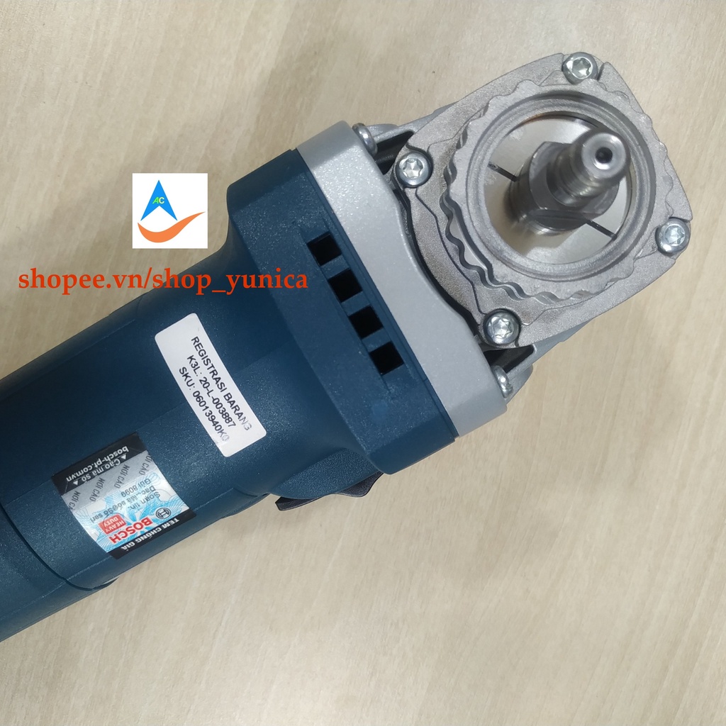 MÁY MÀI GÓC CHÍNH HÃNG BOSCH GWS 750-100 công tắc trượt, sản xuất theo công nghệ của Đức, bảo hành chính hãng