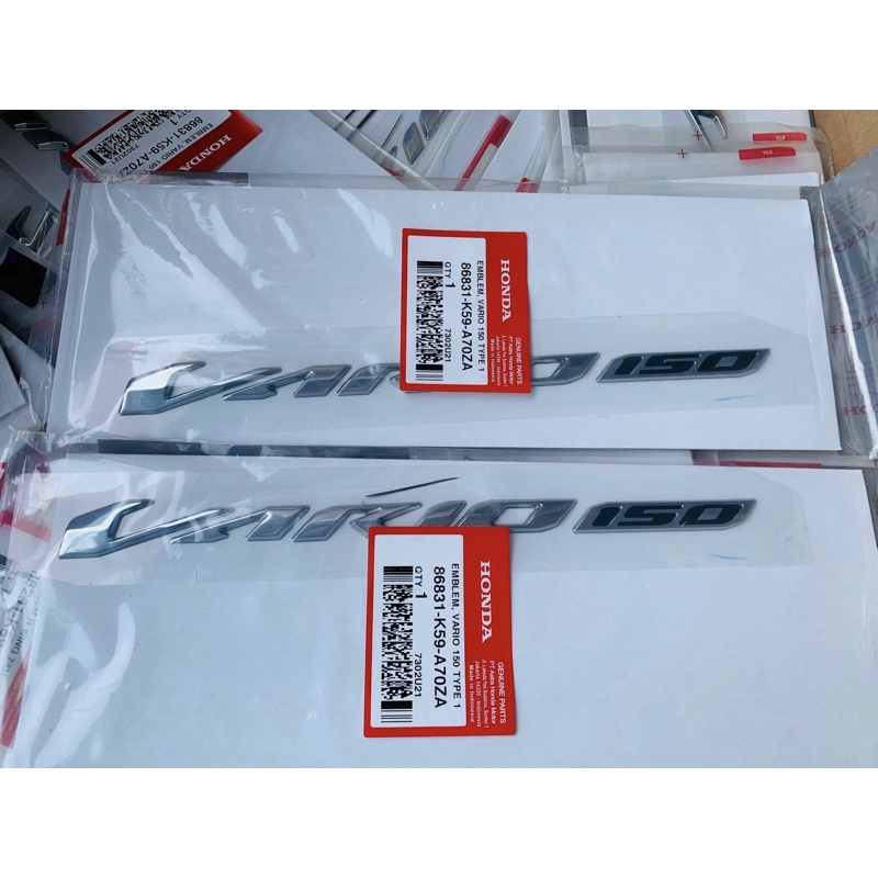 TEM NỔI CHỮ VARIO 150i ZIN