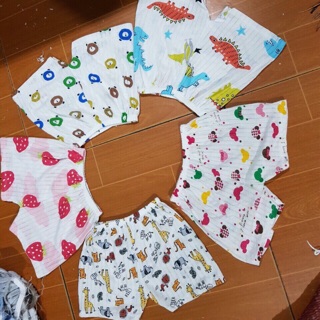 Combo 10 quần cotton giấy