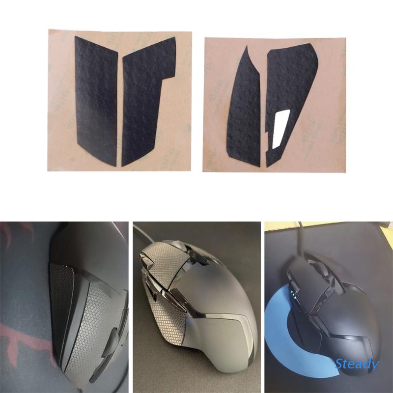 Steady for logitech G402 Mouse Skin Sweat Resistant Pads Anti-slip Mouse Side Stickers