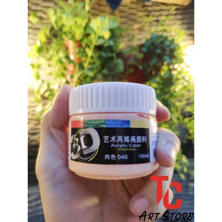 Màu Acrylic 3D hũ 100ml bảng 1