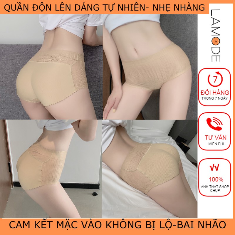 Quần độn mông nữ LAMODE, quần nâng mông nữ đúc su miss J cao cấp lên dáng đẹp tự nhiên không bị lộ khi mặc | BigBuy360 - bigbuy360.vn