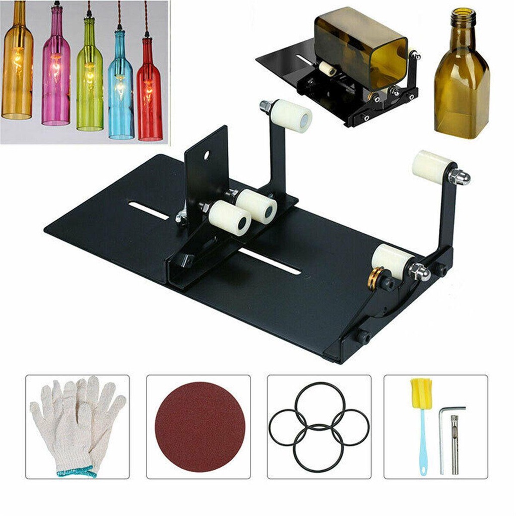 Muvako Dụng Cụ Cắt Chai Thủy Tinh Bằng Thép Không Gỉ DIY