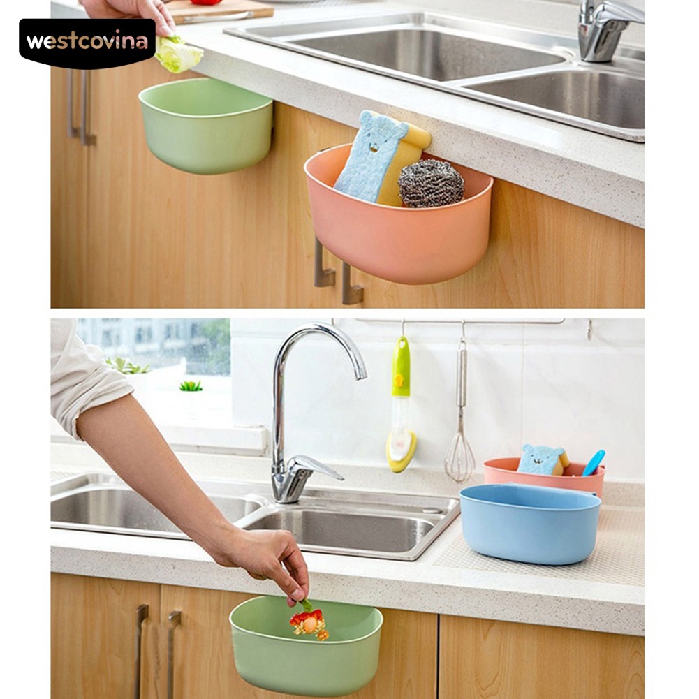 Thùng đựng rác có móc treo tủ bếp tiện dụng