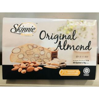 BÁNH HẠNH NHÂN SKINNIE BISCOTTI VỊ TRUYỀN THỐNG - 270GRAM FROM MALAYSIA.