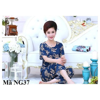 Bộ đồ mặc nhà cho người trung niên, người lớn tuổi NG37 NG38 NG39