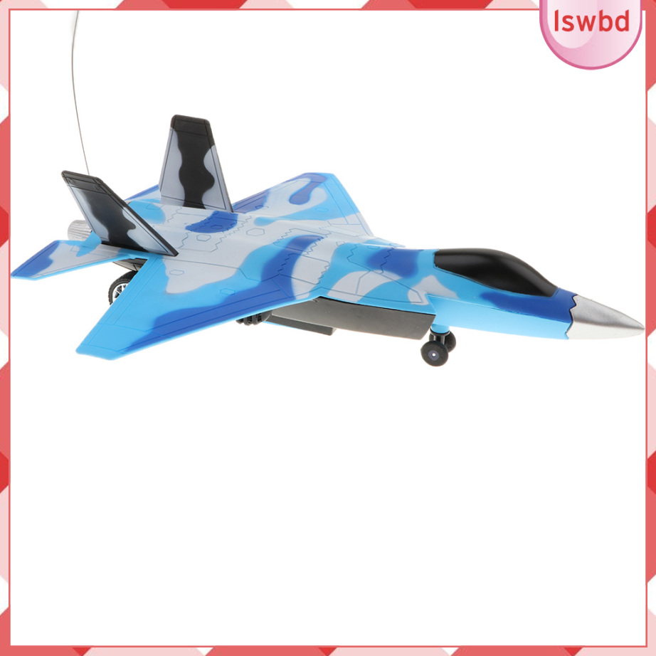 Four-tunnel Remote Controlled Aircraft RC Toy Fighter Plane Model with Music Light Children Birthday Gifts