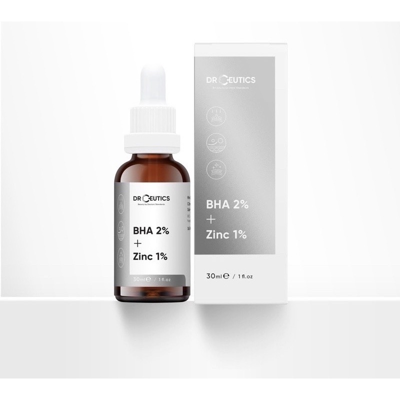 Tinh Chất Serum Chứa BHA Và ZinC DrCeutics - Giảm Mụn Và Giảm Sưng Mụn