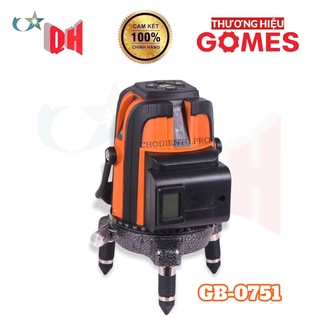 Máy cân mực, máy laser đo khoảng cách 5 tia xanh gomes gb-0751 - hàng chính hãng