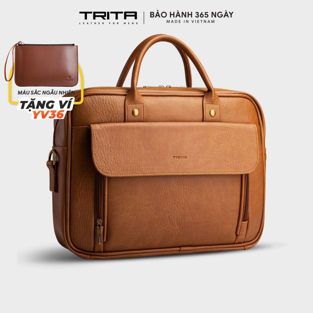 túi máy tính xách tay cho nữ [TẶNG VÍ YV36] Cặp công sở đa năng TRITA TCA6 nhiều màu