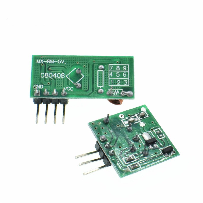 Set mô-đun thu phát tín hiệu không dây 315Mhz 433Mhz RF cho Arduino tự làm