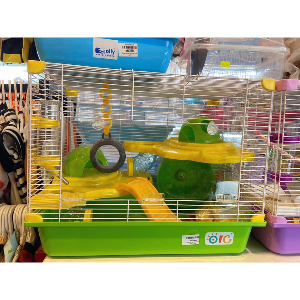 Lồng vương quốc rừng xanh 2 tầng dành cho mọi hamster